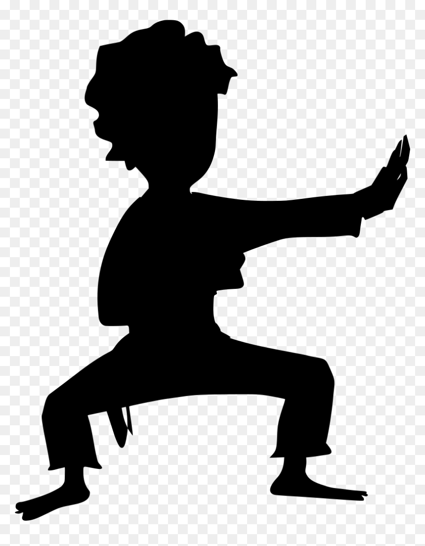 Karate Figuren, HD Png Download - karate silhouette png