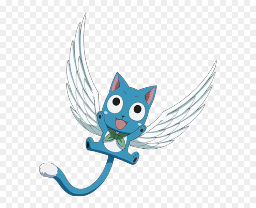 Happy - Fairy Tail Characters Happy, HD Png Download - fairy tail happy png