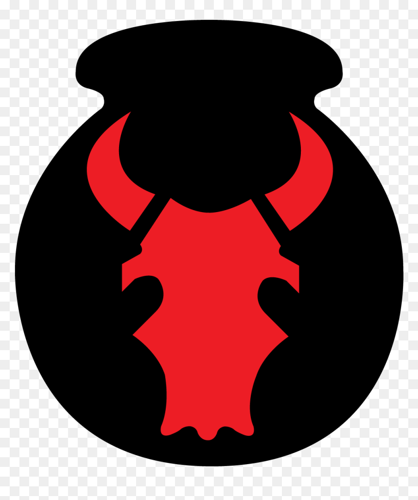 34thidredbullssi - Red Bull 34th Infantry Division, HD Png Download - national guard logo png