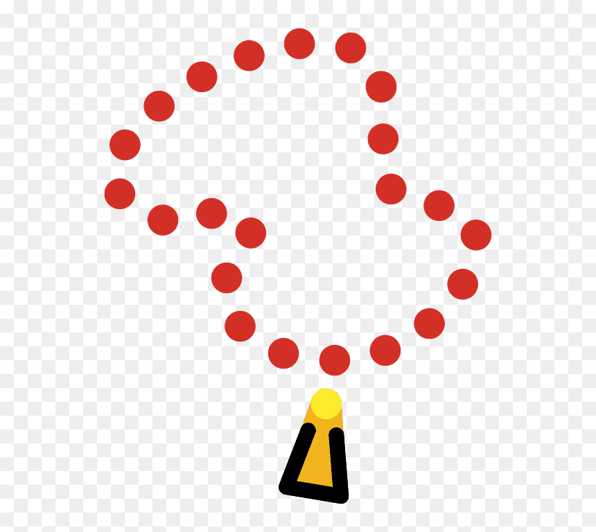 Prayer Beads Emoji Clipart - Circle, HD Png Download - pray emoji png