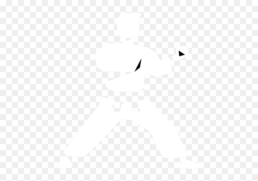 Karate Dsl, HD Png Download - karate silhouette png