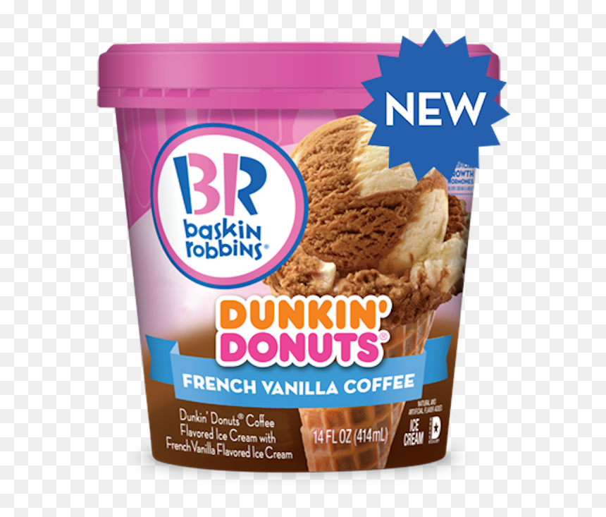 Baskin Robbins Mint Chocolate Chip, HD Png Download - dunkin donuts coffee png