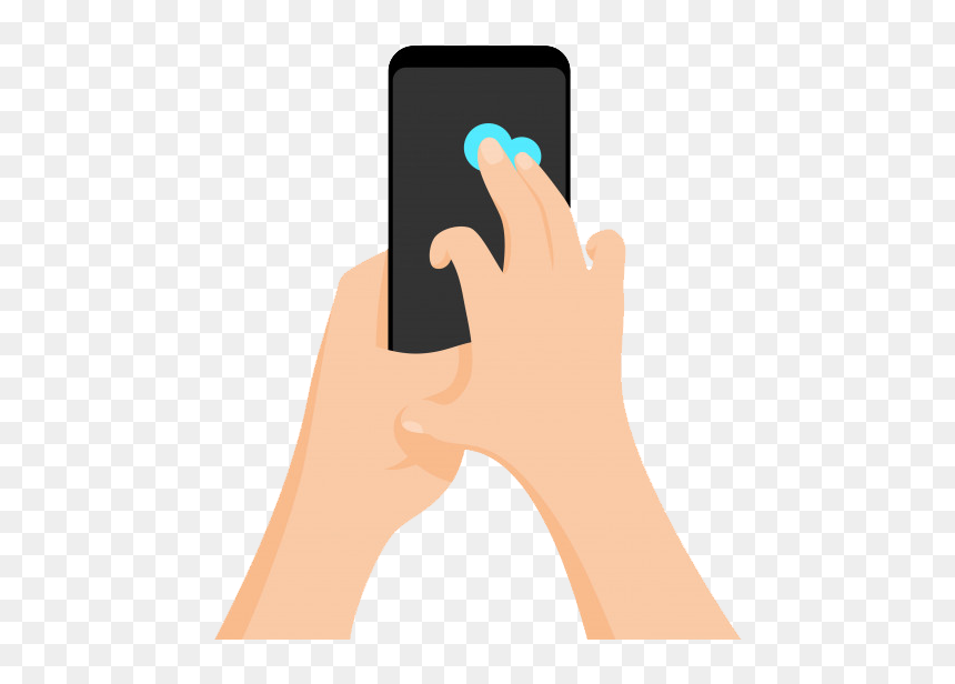 Iphone, HD Png Download - finger touch png
