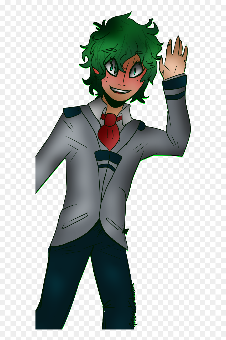 Deku Midoriya Midoriya Deku Midoriya Izuku Midoriya - Cartoon, HD Png Download - midoriya png