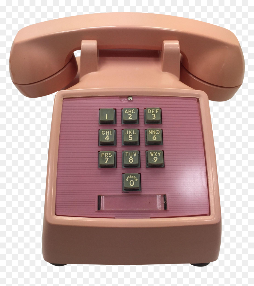 Western Electric S Pink - Touch Tone Pad Phone, HD Png Download - rotary phone png