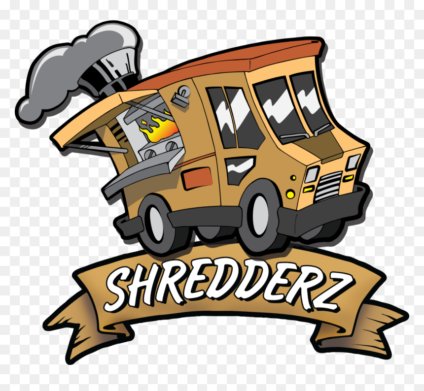 Shredderz Food Truck - Food Truck Logo Free Png, Transparent Png - truck logo png