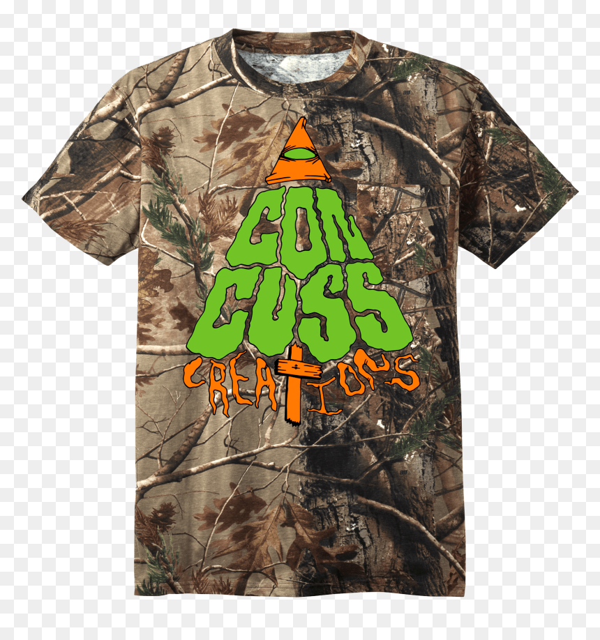 Realtree Camo Tee By Dax - Russell Outdoors Hunter Short Sleeve, HD Png Download - realtree logo png