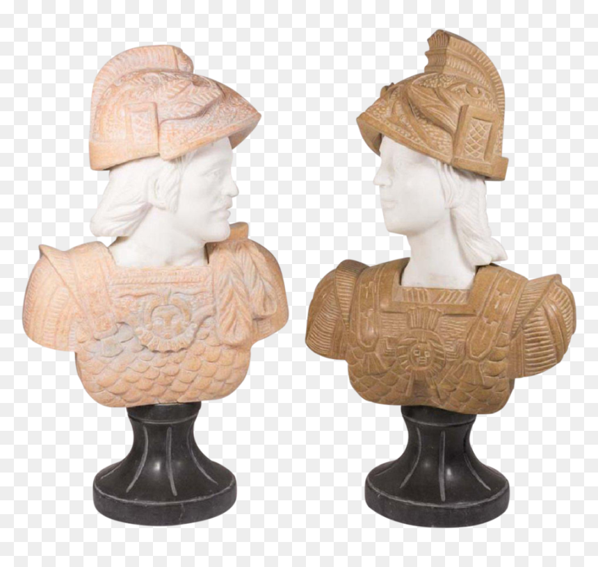 Marble Busts Of Roman Soldier 5076 2 - Bust, HD Png Download - marble bust png