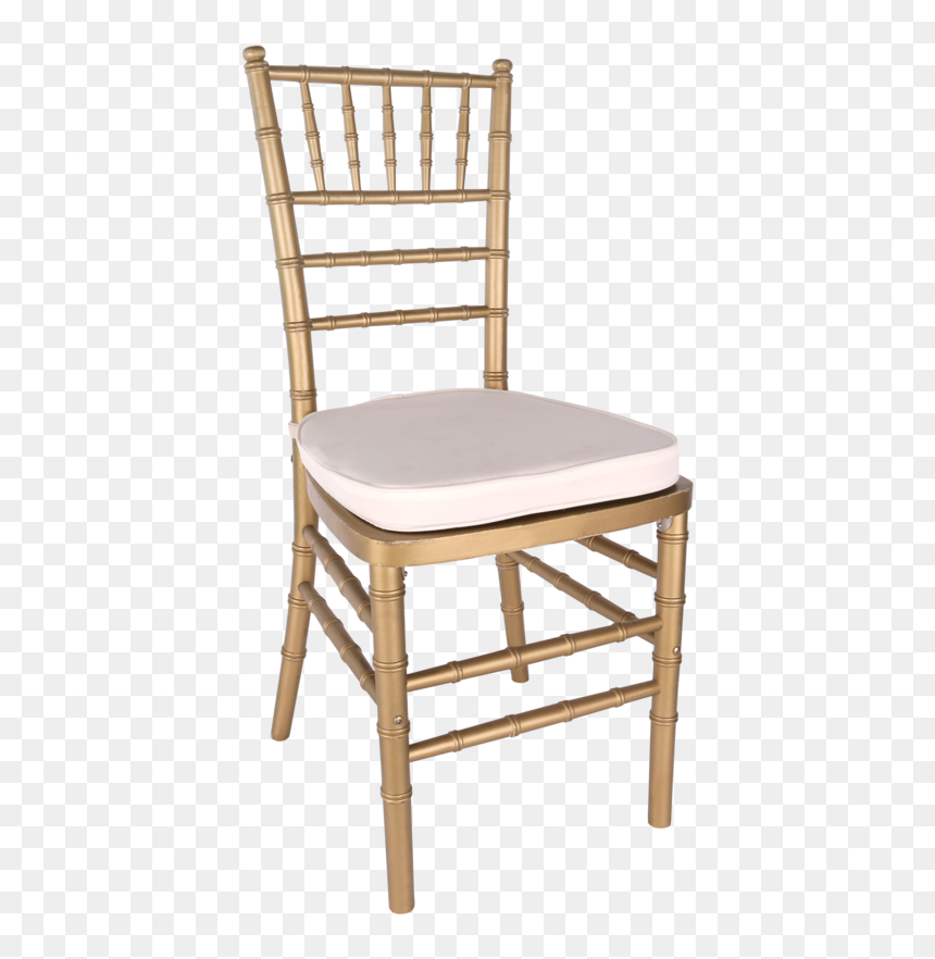 Chiavari - Gold - Chaise Chiavari Png, Transparent Png - director chair png