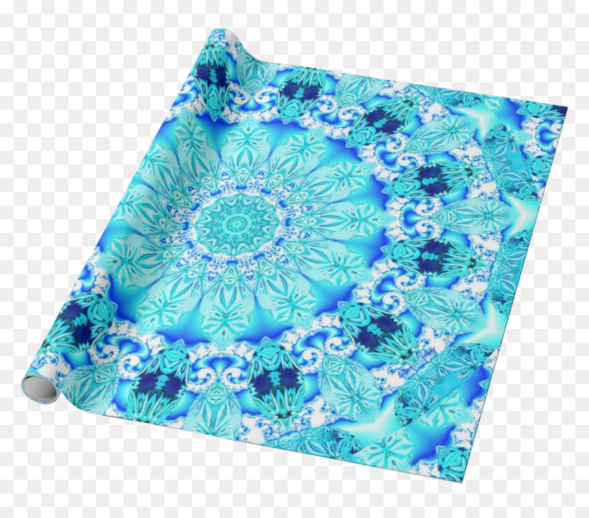 Aqua Lace Mandala, Delicate, Abstract Blue - Portable Network Graphics, HD Png Download - white lace pattern png