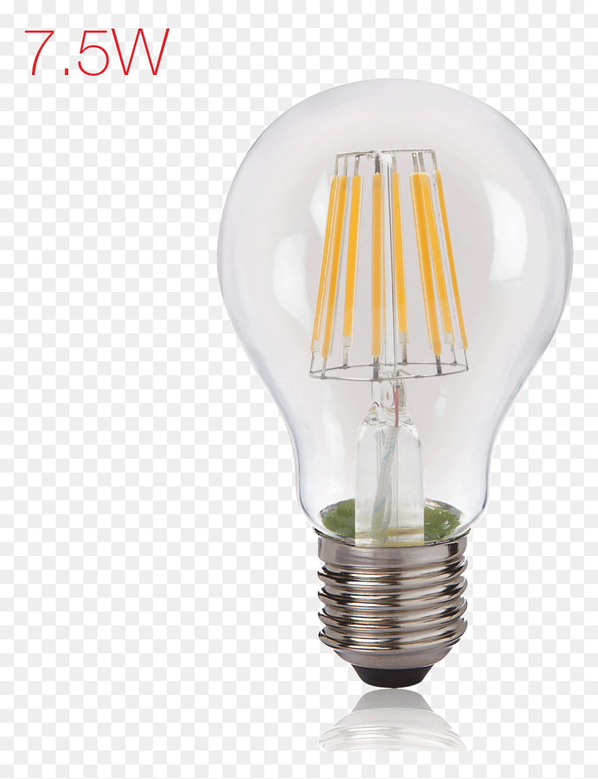 Brightfill Led Filament A60 - Fluorescent Lamp, HD Png Download - edison bulb png