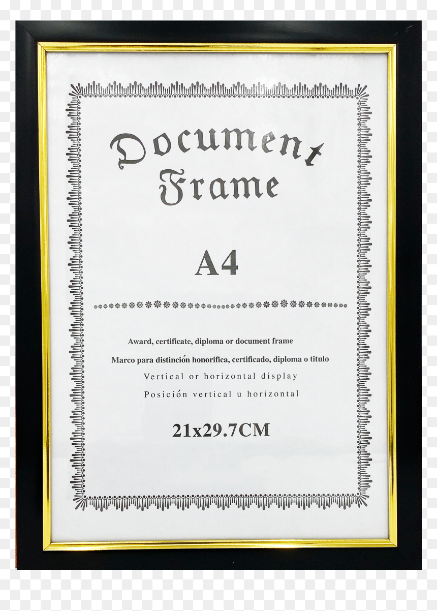 Фото Рамка За Снимки, HD Png Download - certificate frame png