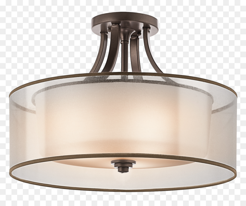 Bronze Semi Flush Ceiling Lights, HD Png Download - ceiling light png
