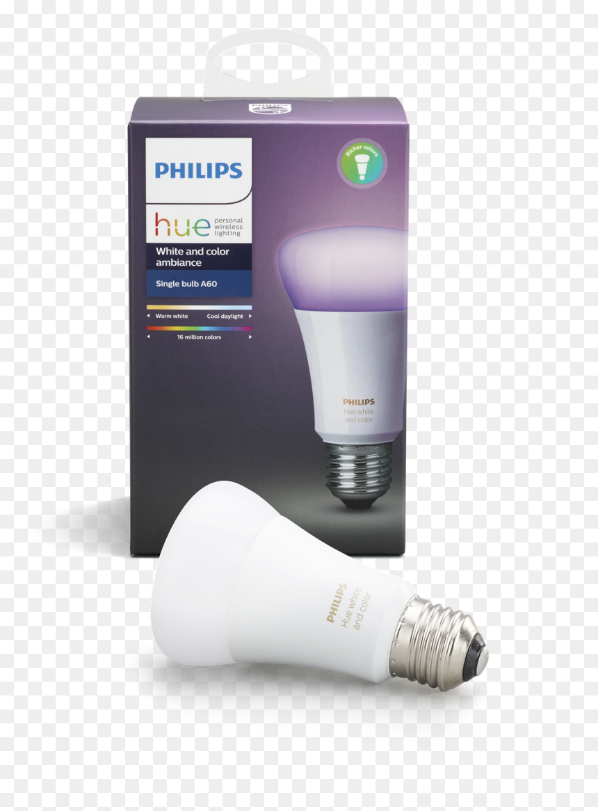 Hue White And Color Ambiance Bulb, HD Png Download - edison bulb png