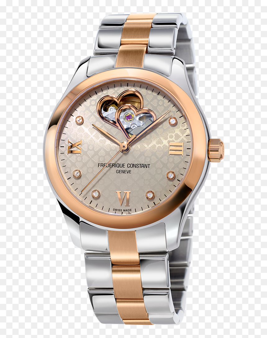 Frederique Constant Double Heartbeat, HD Png Download - double heart png