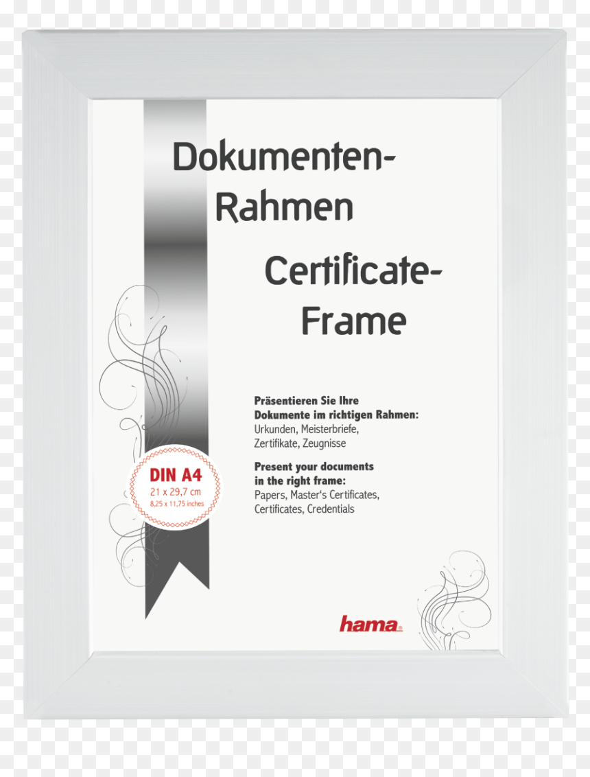 Picture Frame, HD Png Download - certificate frame png
