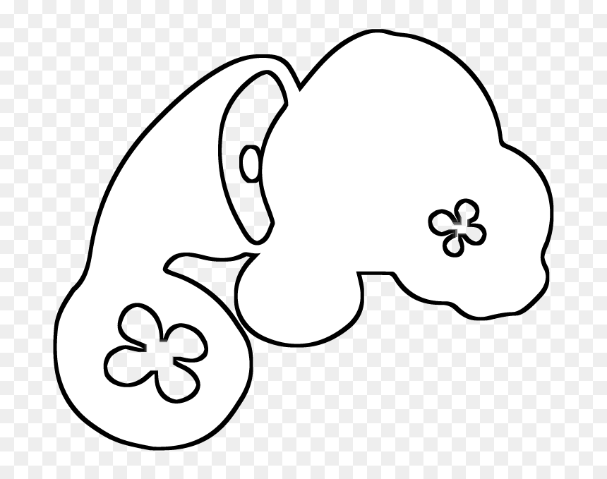 Logo In The Shape Of A Simplified Manatee With Flower-shaped, HD Png Download - flower shape png