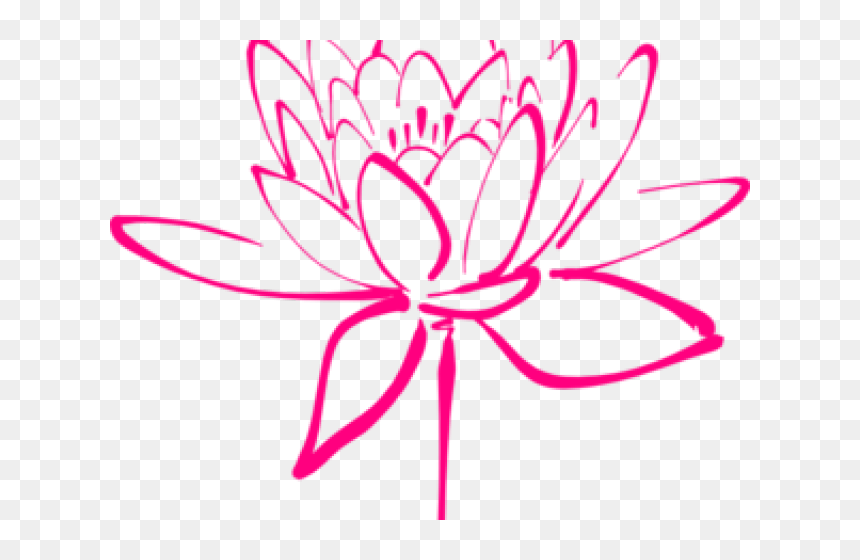 Lotus Png Black N White , Png Download, Transparent Png - white lotus png