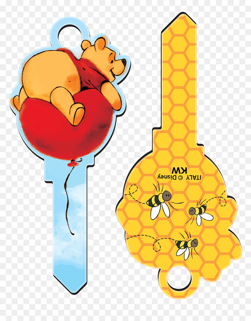 Winnie The Pooh Clipart House - Winnie The Pooh Key, HD Png Download - house keys png