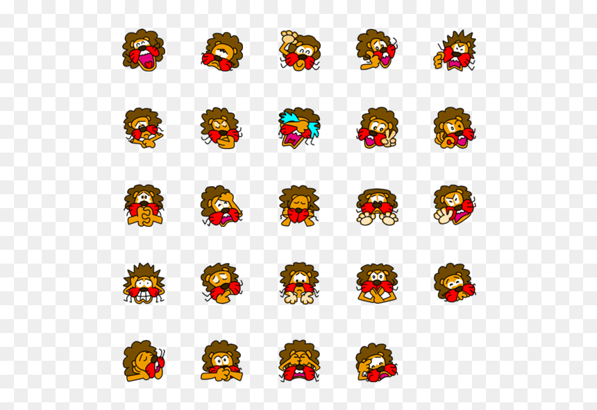 Icon, HD Png Download - lion emoji png