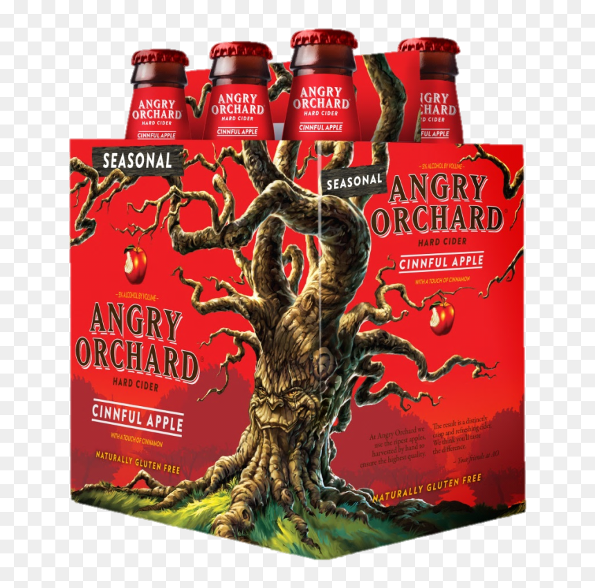 Angry Orchard Cinnful Apple, HD Png Download - angry orchard logo png