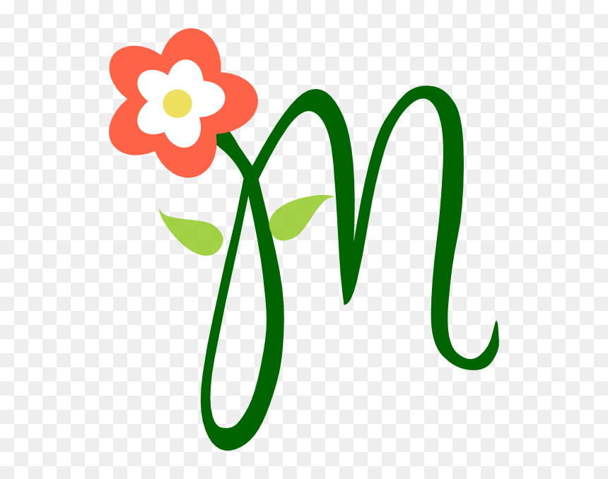 M For Mom Clip Art - Mothers Day Brunch Logo, HD Png Download - decorative letter b png
