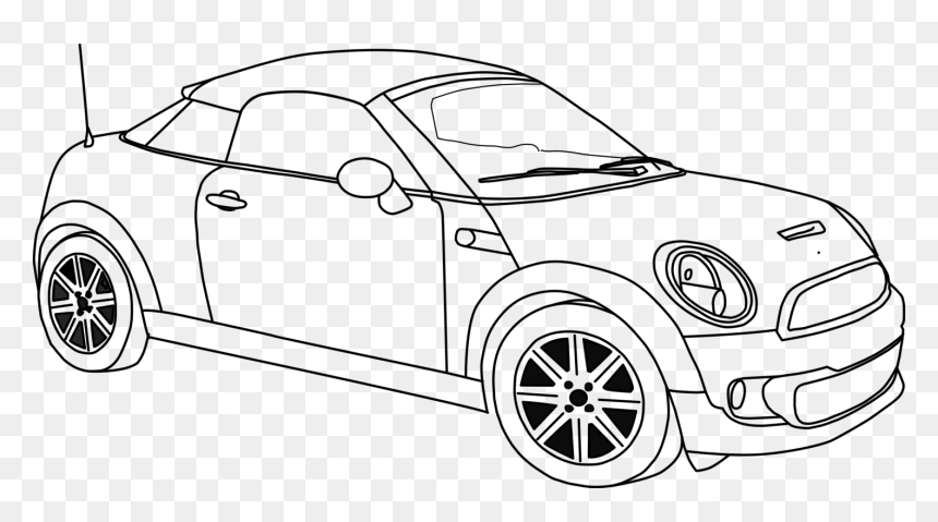 Tire Care,line Art,hardtop - Coupé, HD Png Download - car tire png