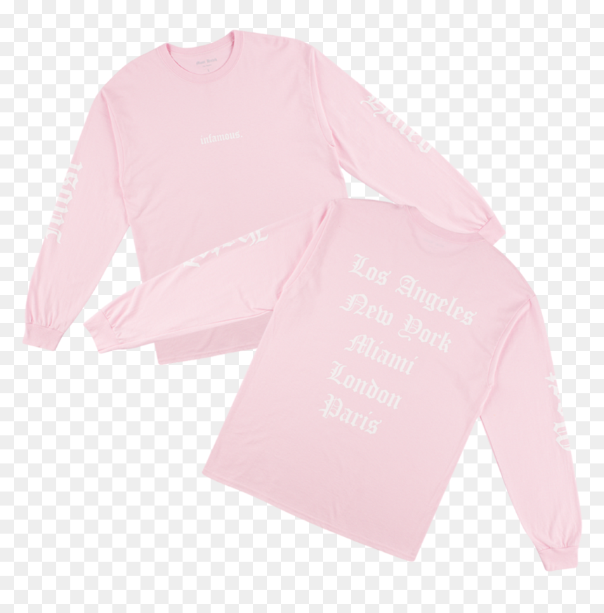 Long-sleeved T-shirt, HD Png Download - nick young png