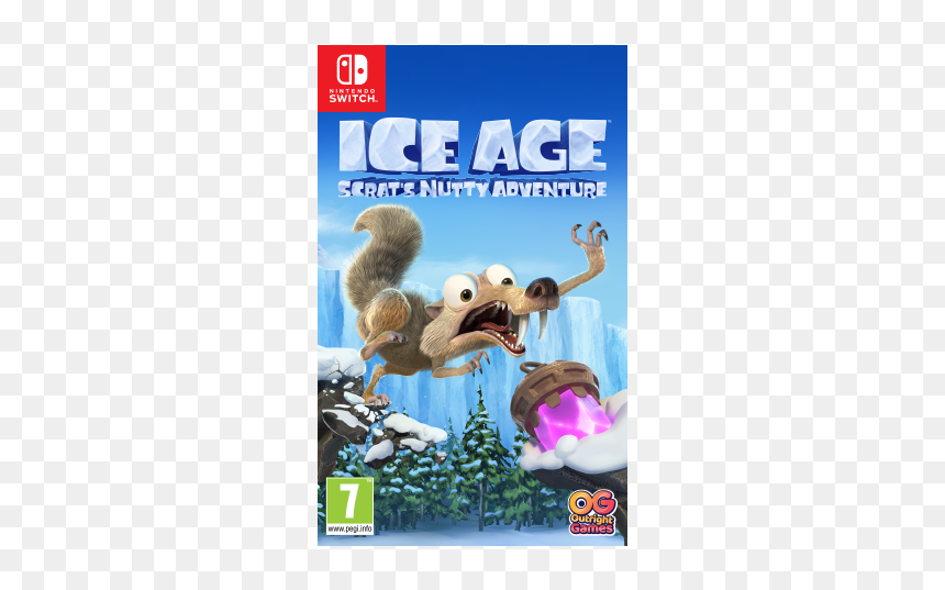 Ice Age Nutty Adventure Switch, HD Png Download - ice age png