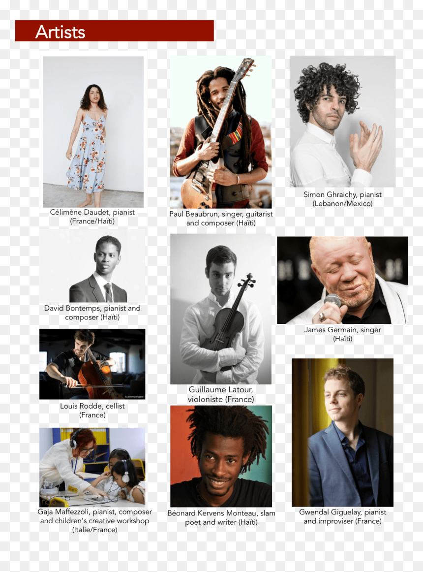 2017 Edition In Jacmel And Port Au Prince - Collage, HD Png Download - prince singer png