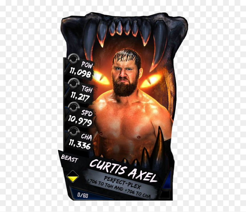 Jeff Hardy Wwe Supercard, HD Png Download - curtis axel png