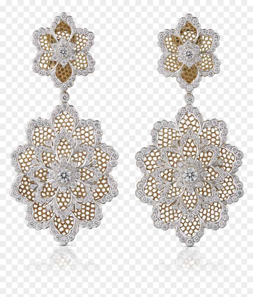 Buccellati - Earrings - Almond Earrings - High Jewelry, HD Png Download - honeycomb texture png