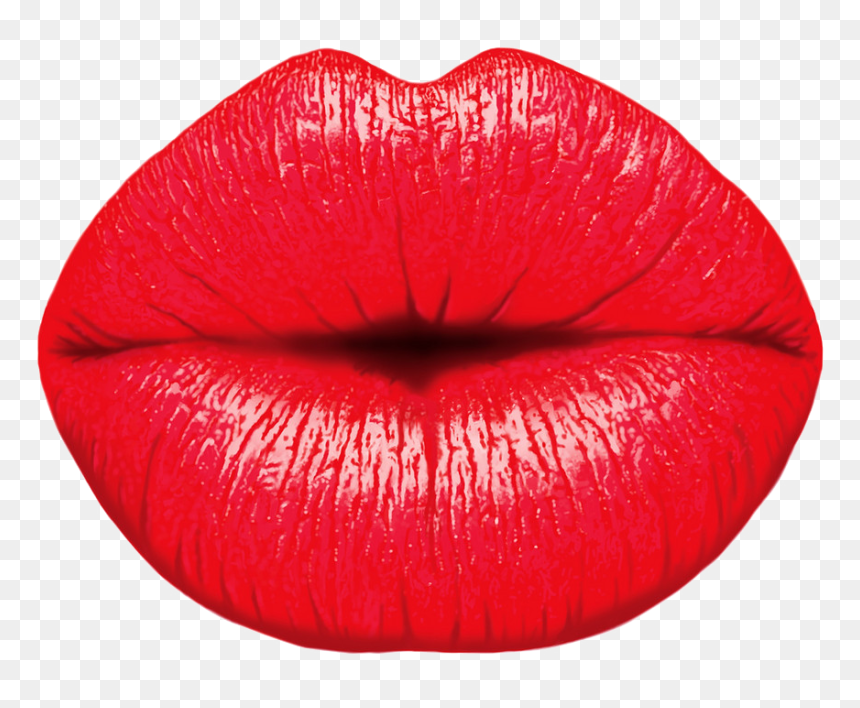 Red Lipstick Transparent Image - Lips With Lipstick Png, Png Download - red lipstick png