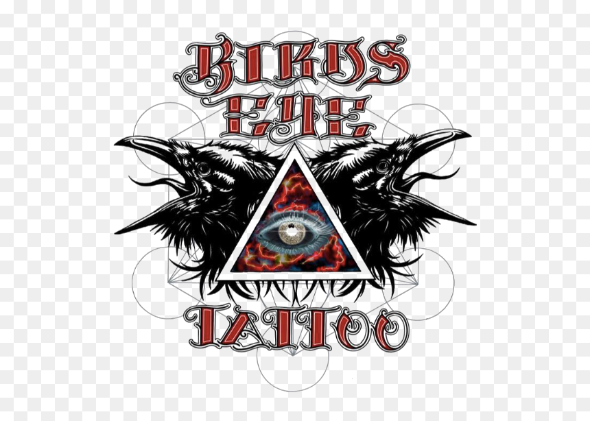 Birds Eye Tattoo & Art Gallery - Cartoon, HD Png Download - eye tattoo png