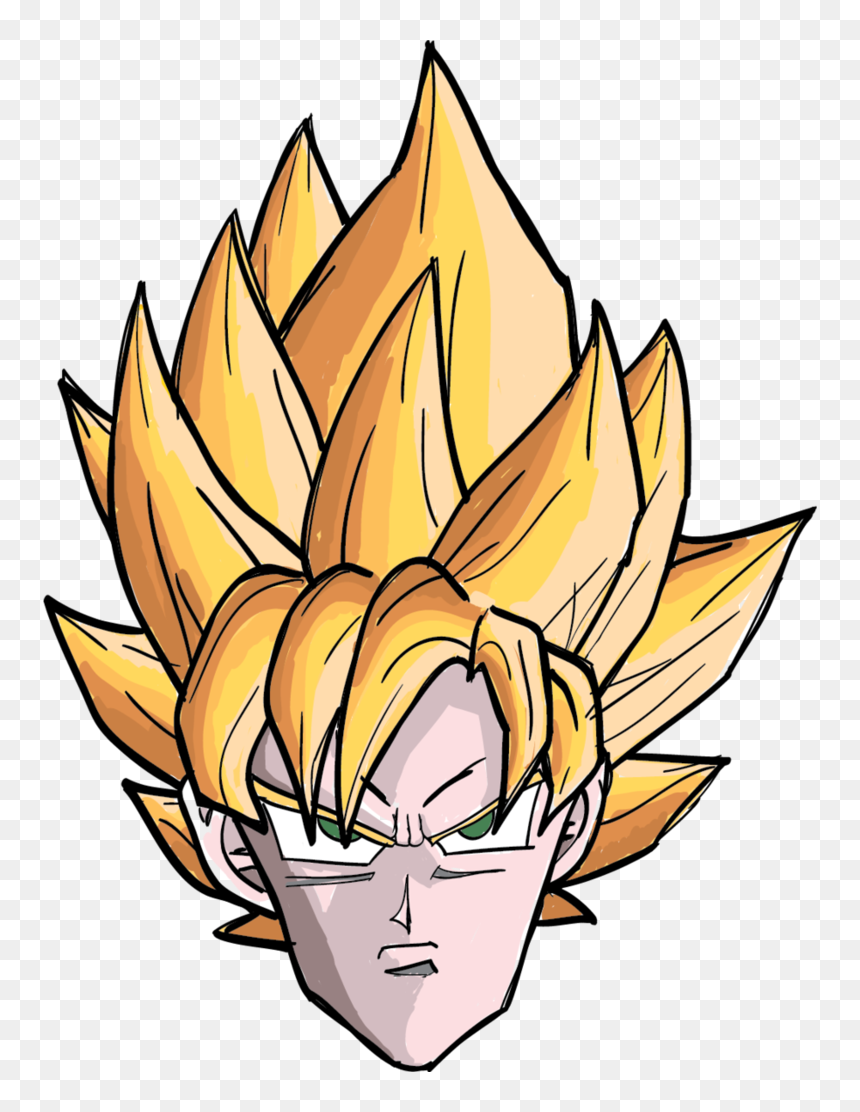 Thumb Image - Super Saiyan Goku Head, HD Png Download - goku head png
