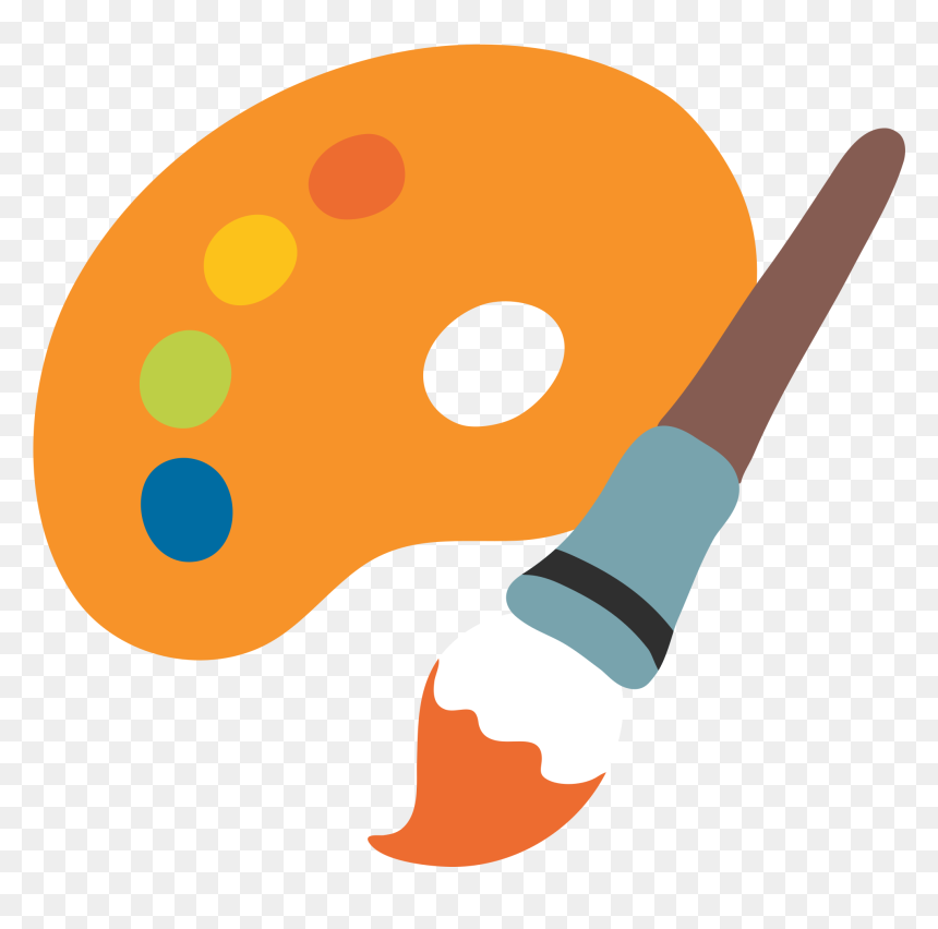 Paint Emoji, HD Png Download - art emoji png