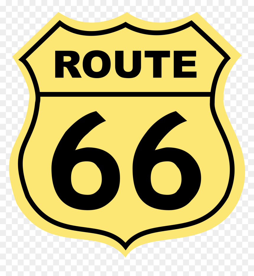 Route 66, HD Png Download - route 66 logo png