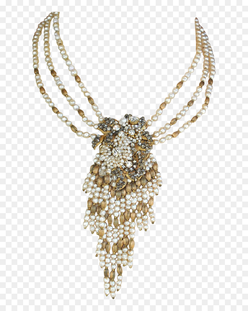 Necklace, HD Png Download - strand of pearls png