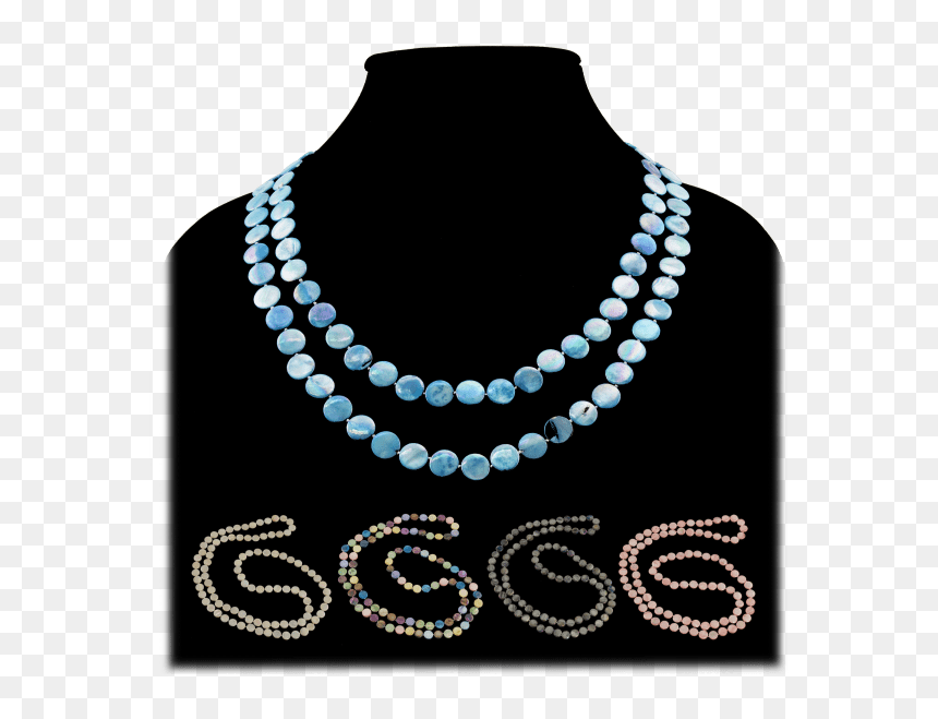 Simple Gold Necklace Joyalukkas, HD Png Download - strand of pearls png