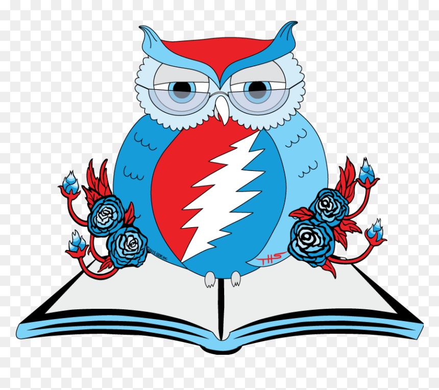 Grateful Dead Owl, HD Png Download - hippie glasses png