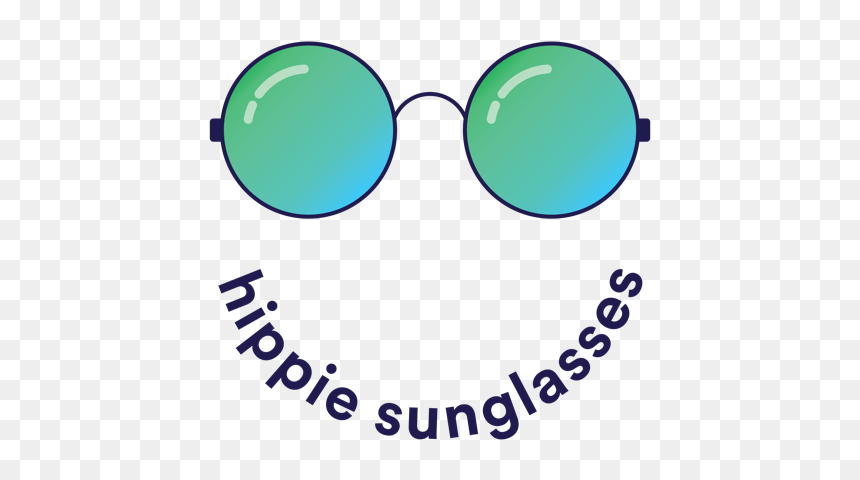 Circle, HD Png Download - hippie glasses png