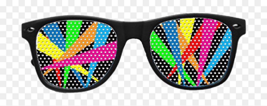 Polka Dot, HD Png Download - hippie glasses png