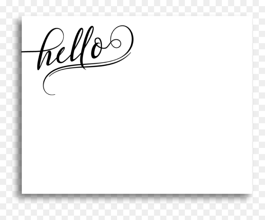 Calligraphy, HD Png Download - note card png