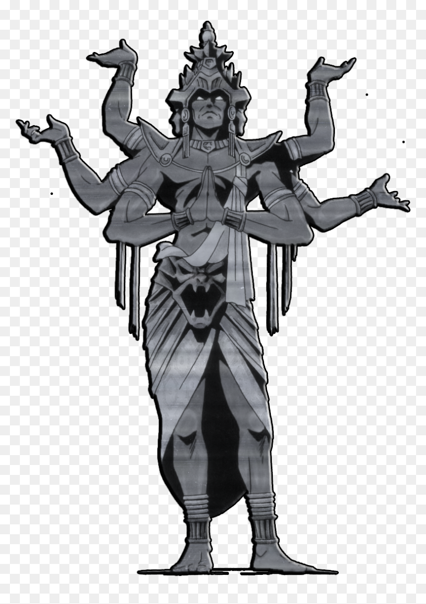 Hinduism Asura, HD Png Download - buddha statue png