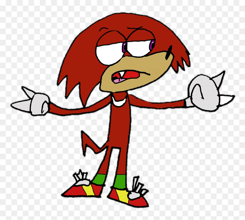 Cartoon, HD Png Download - knuckles the echidna png