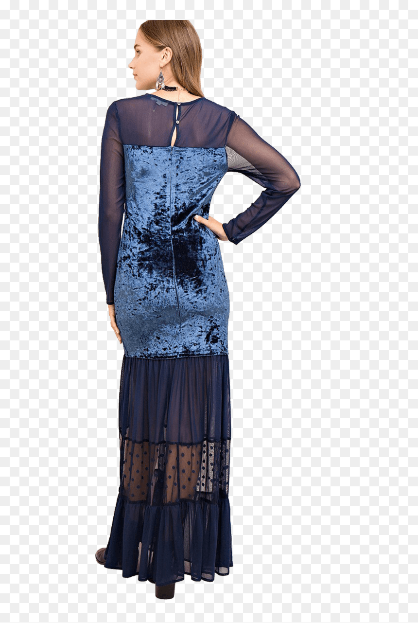 Gown, HD Png Download - woman back png