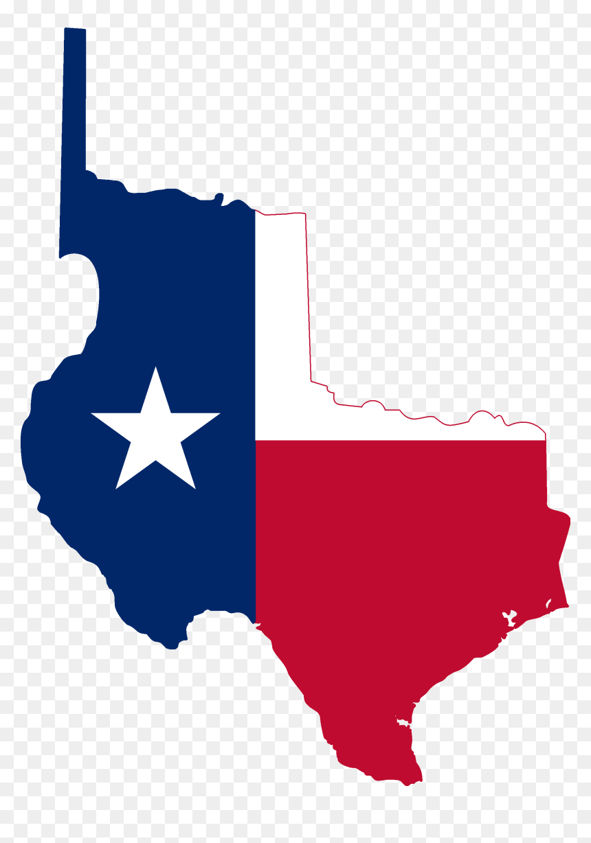 Republic Of Texas Flag Map, HD Png Download - texans png