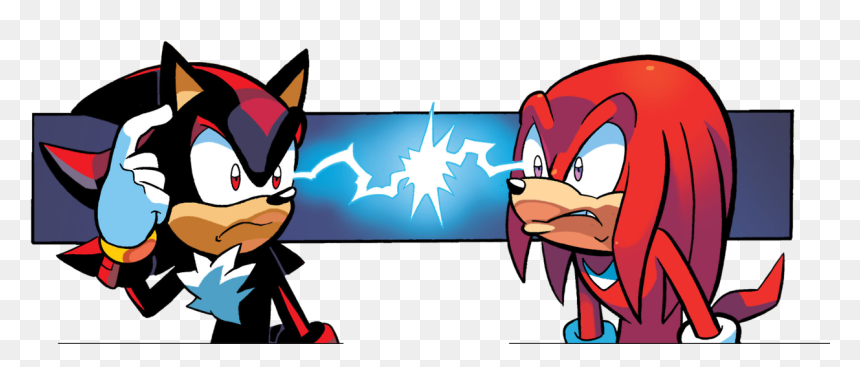 Rouge Sonic Comics, HD Png Download - knuckles the echidna png