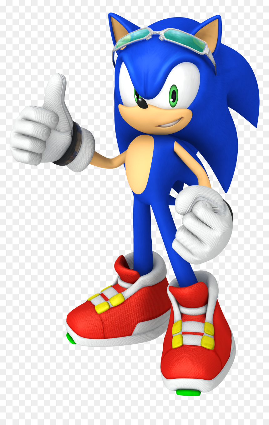 Sonic The Hedgehog Sonic Free Riders, HD Png Download - knuckles the echidna png