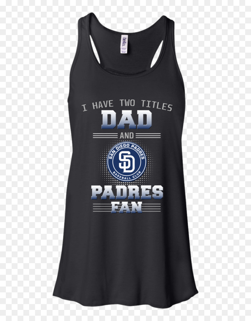 Bella + Canvas Women's Flowy Racerback Tank, HD Png Download - padres png